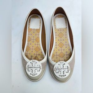 Tory Burch Reva Flat Linen Blend